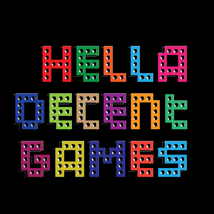 hellaDecentGames Logo